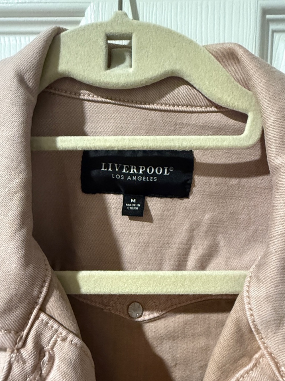 Liverpool Blush Pink Jean Jacket - Picture 2 of 4